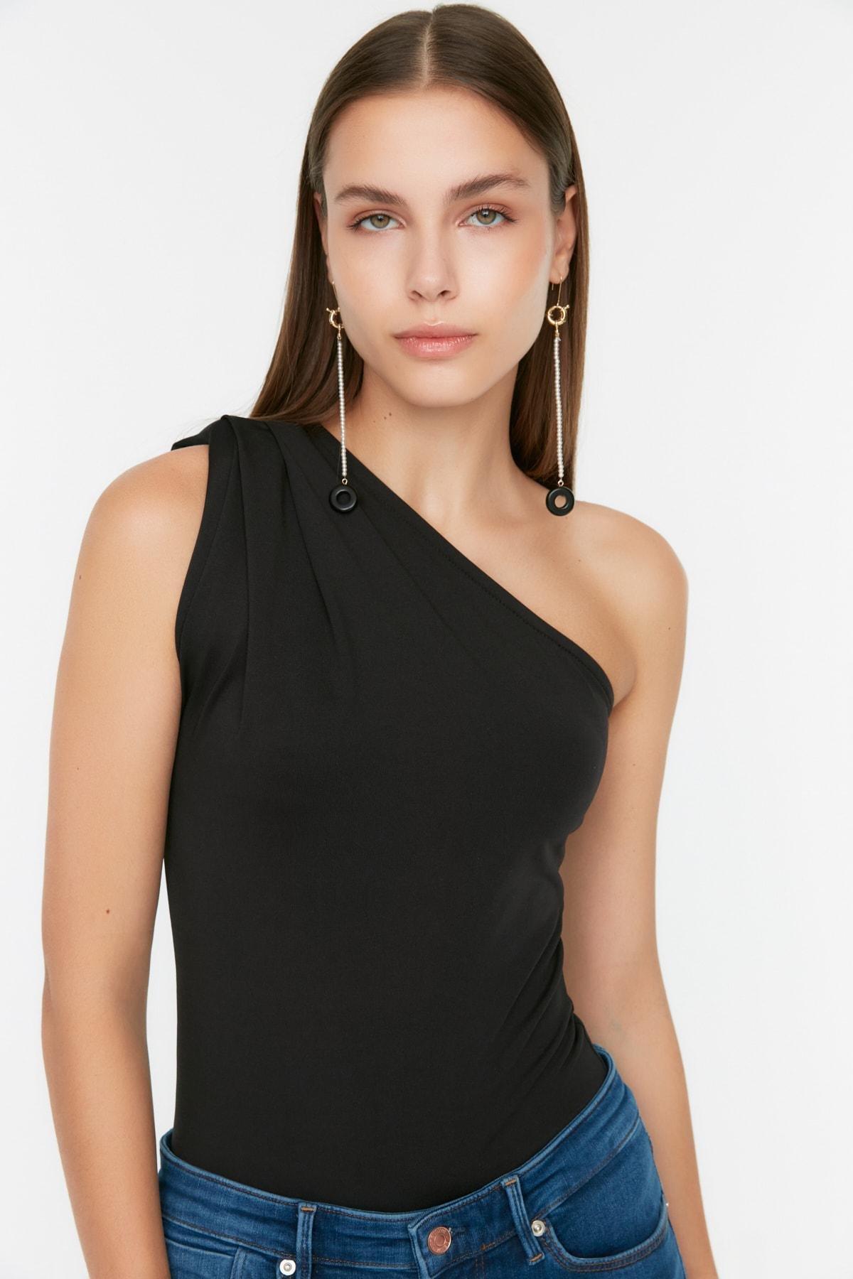 Trendyol - Black Slim Bodysuit