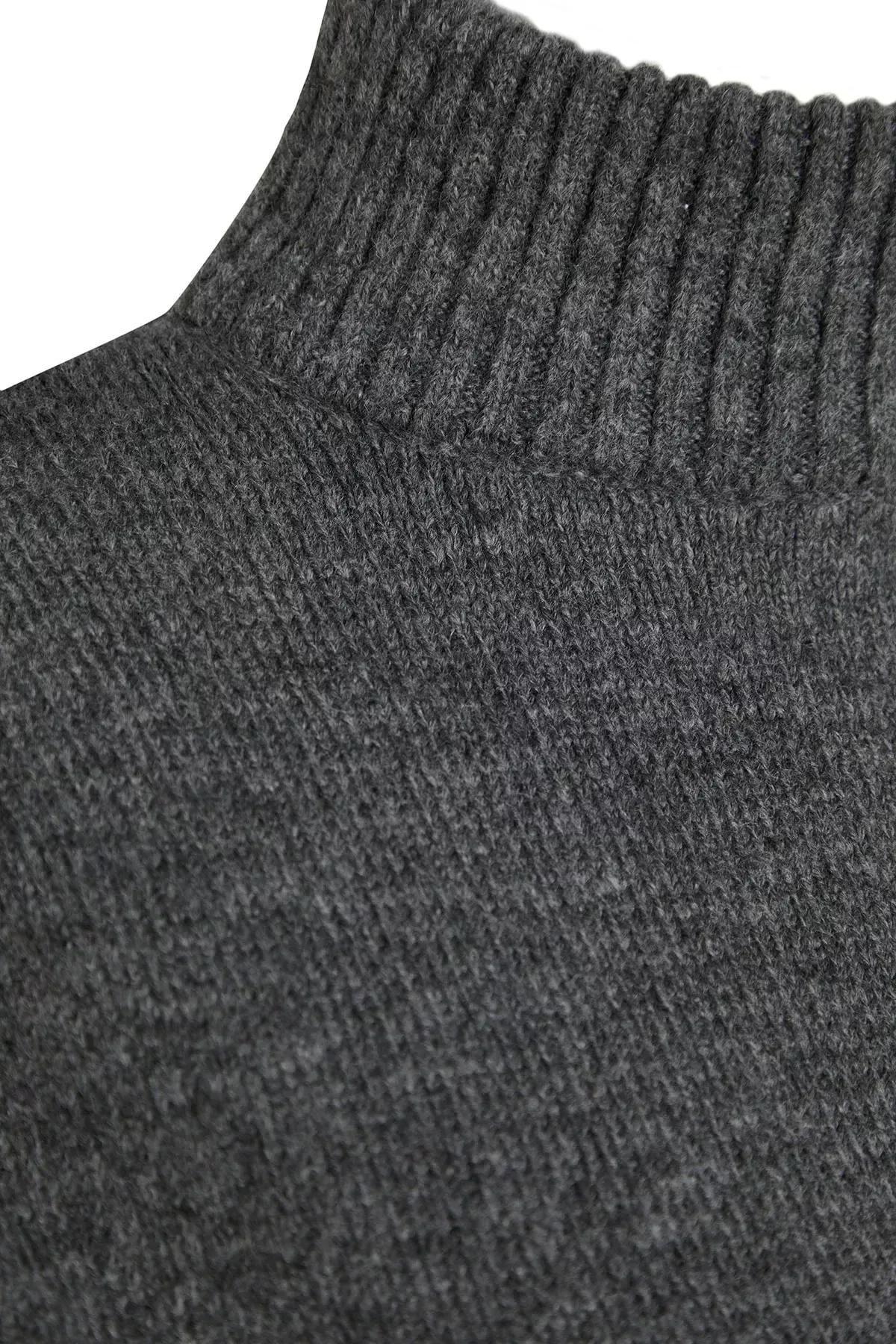 Grey Oversize Sweater, Gray, large image number 6