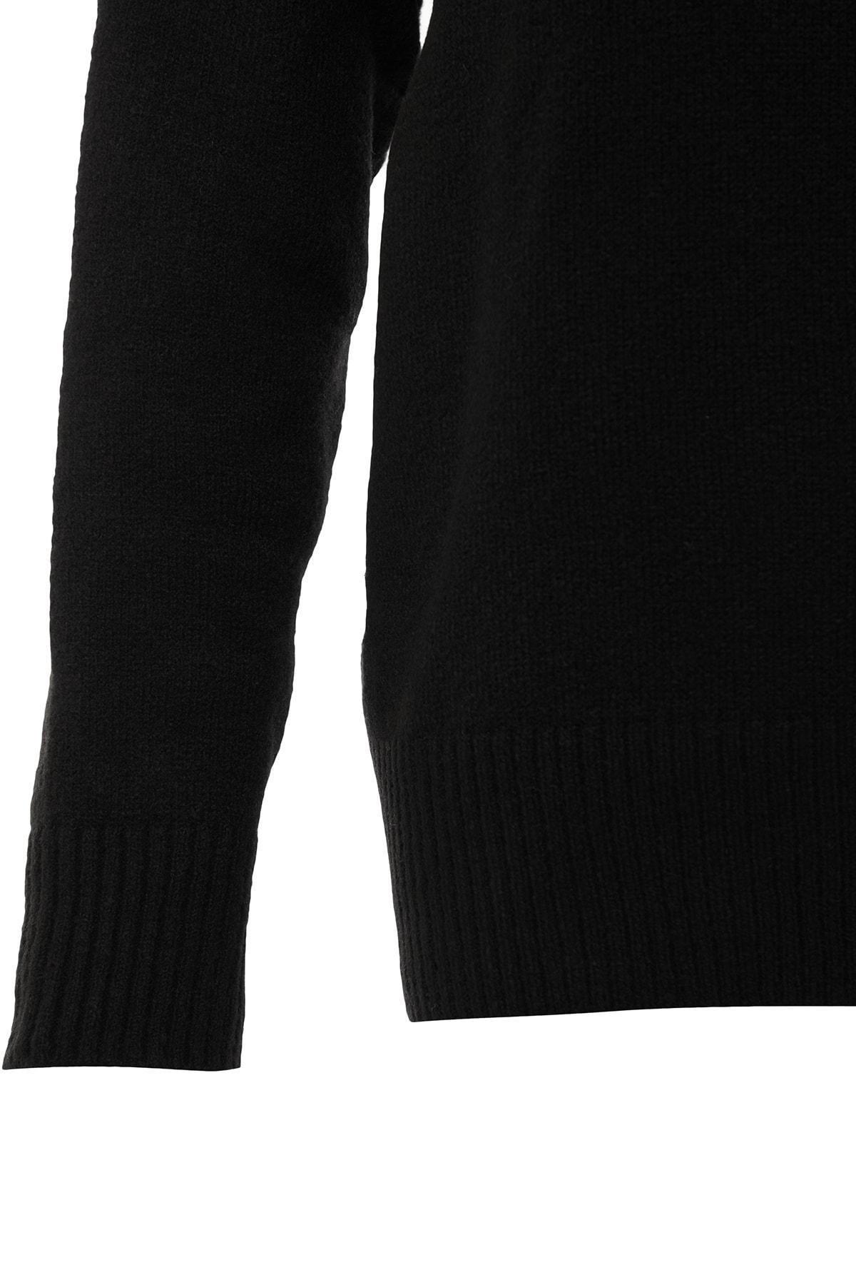 Black Off-Shoulder Sweater, , large image number 5