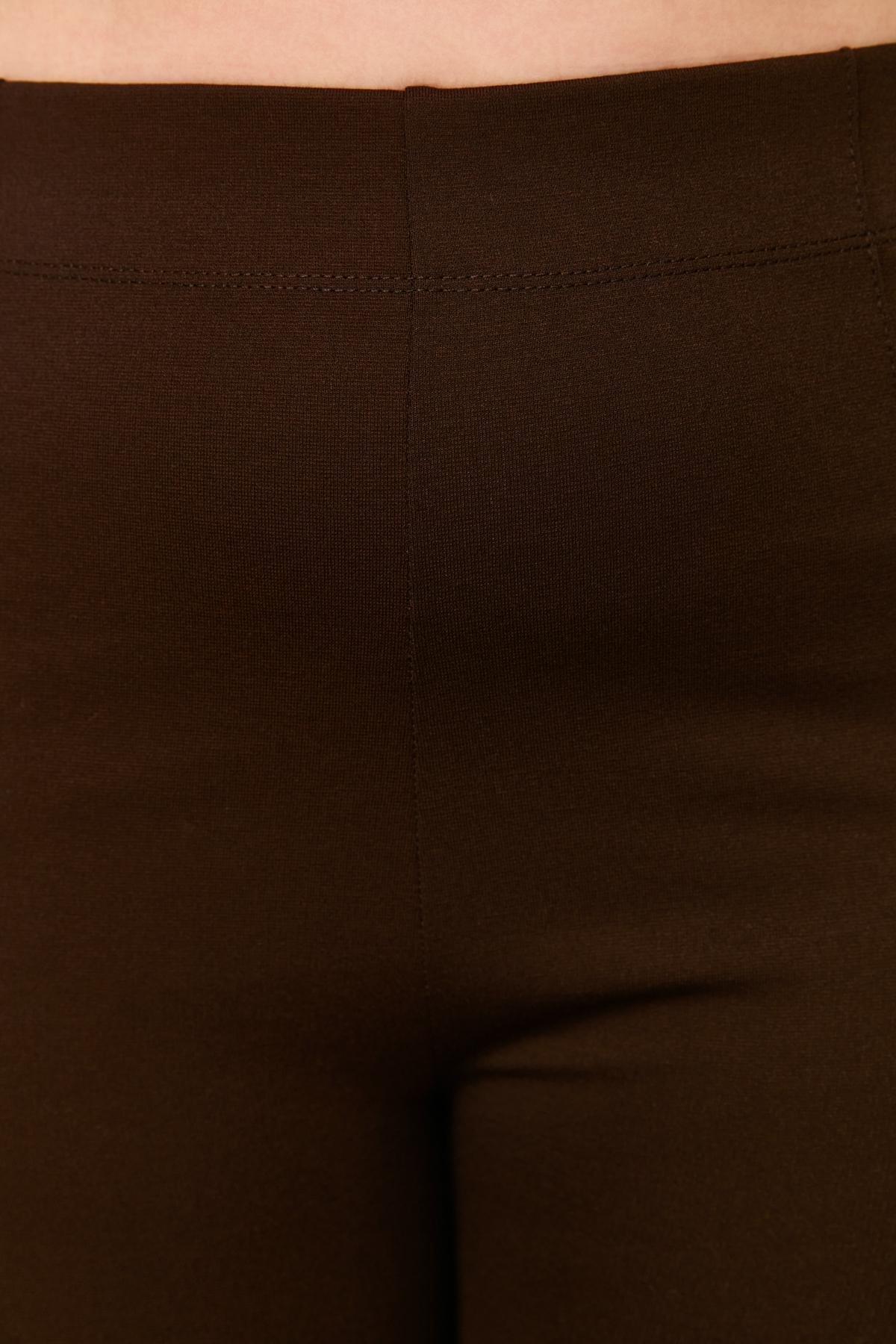 Trendyol - Brown Bootcut Plus Size Pants