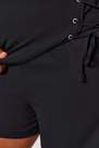 Trendyol - Black High Waist Plus Size Shorts