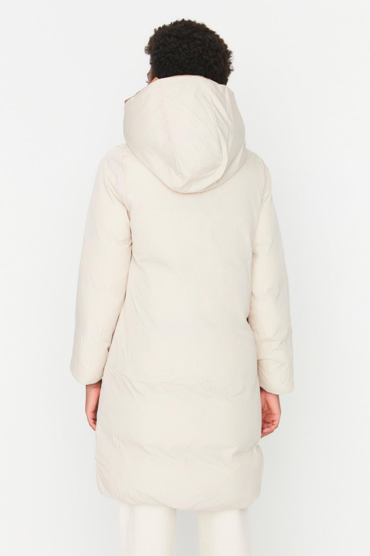 Brown Puffer Jacket, , large image number 7