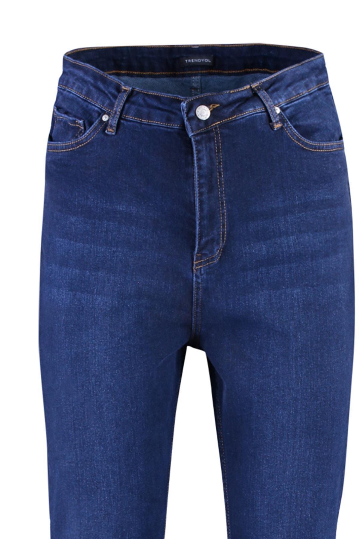 Navy Skinny Plus Size Jeans, , large image number 7