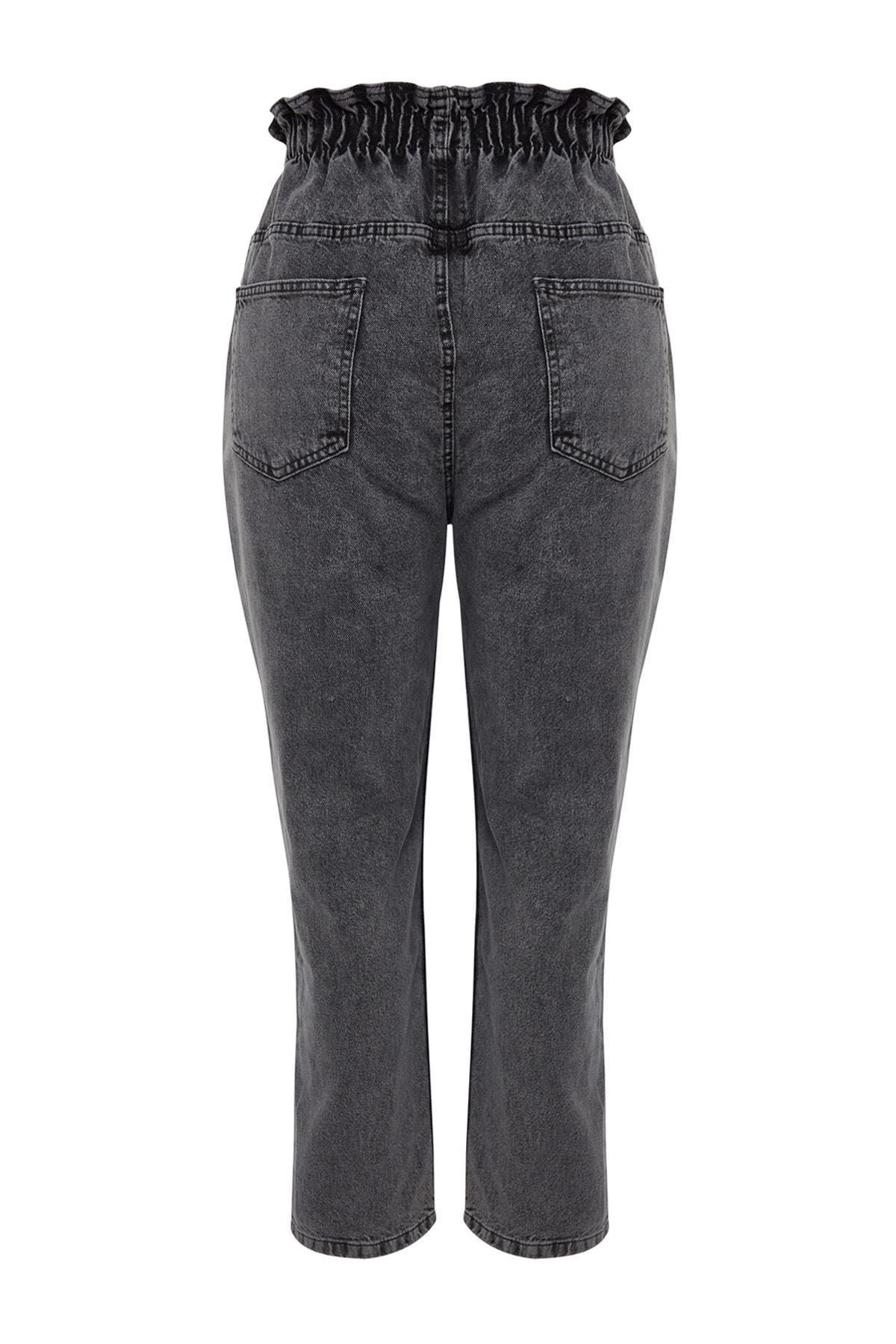 Grey Mom Plus Size Jeans, , large image number 7