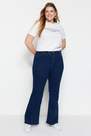 Trendyol - Blue Slim Plus Size Jeans