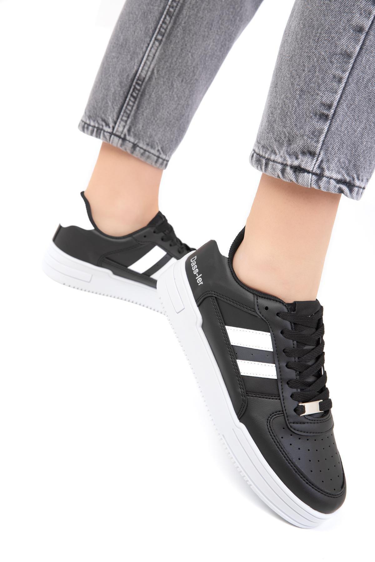 Black And White Unisex Sneaker, C101_1526, large image number 1