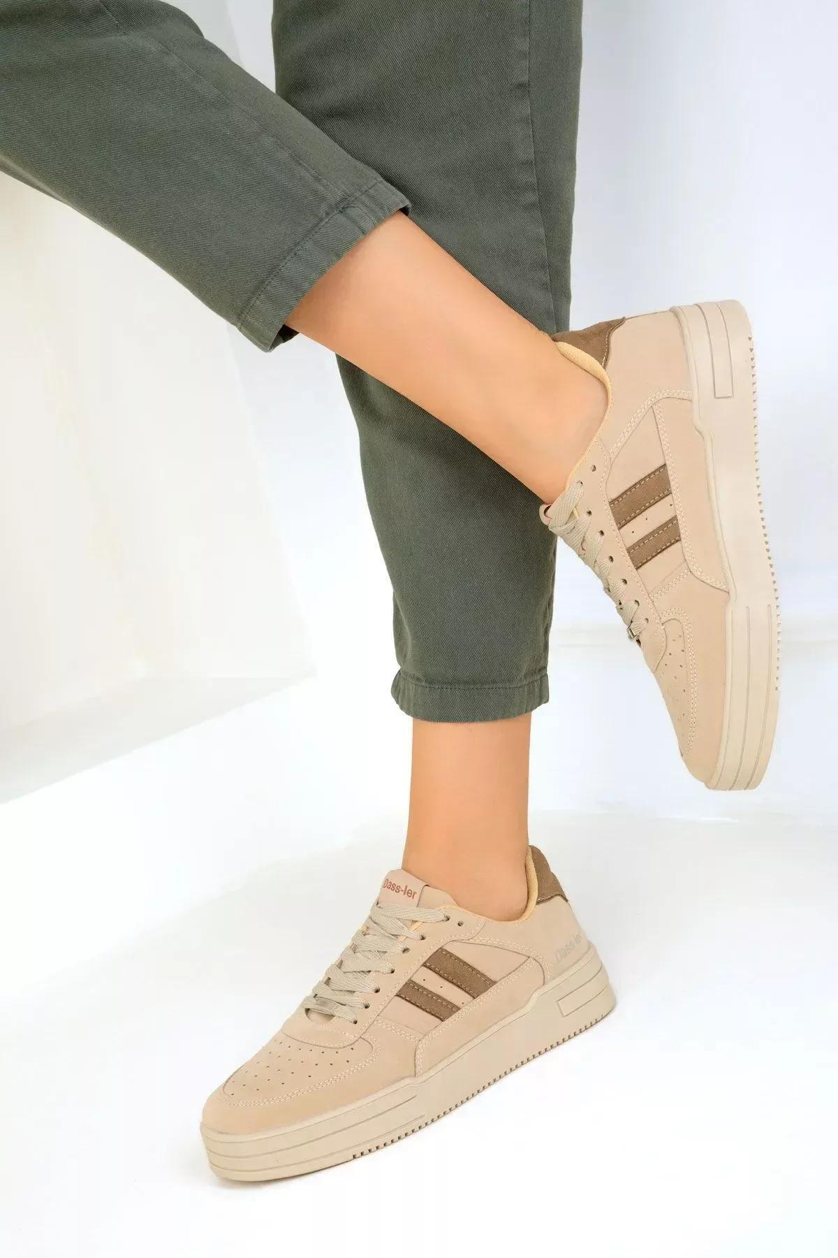 Beige Unisex Sneaker, , large image number 0