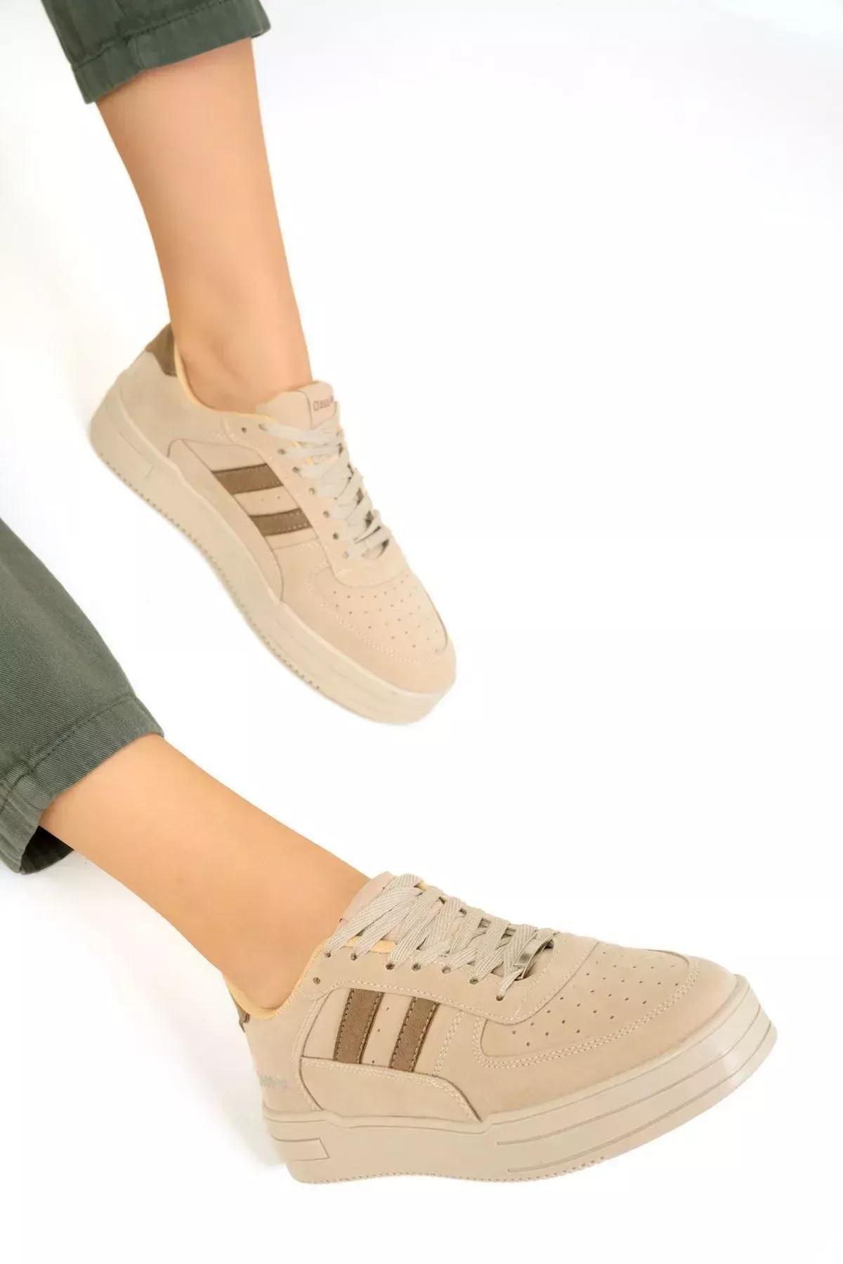 Beige Unisex Sneaker, , large image number 2