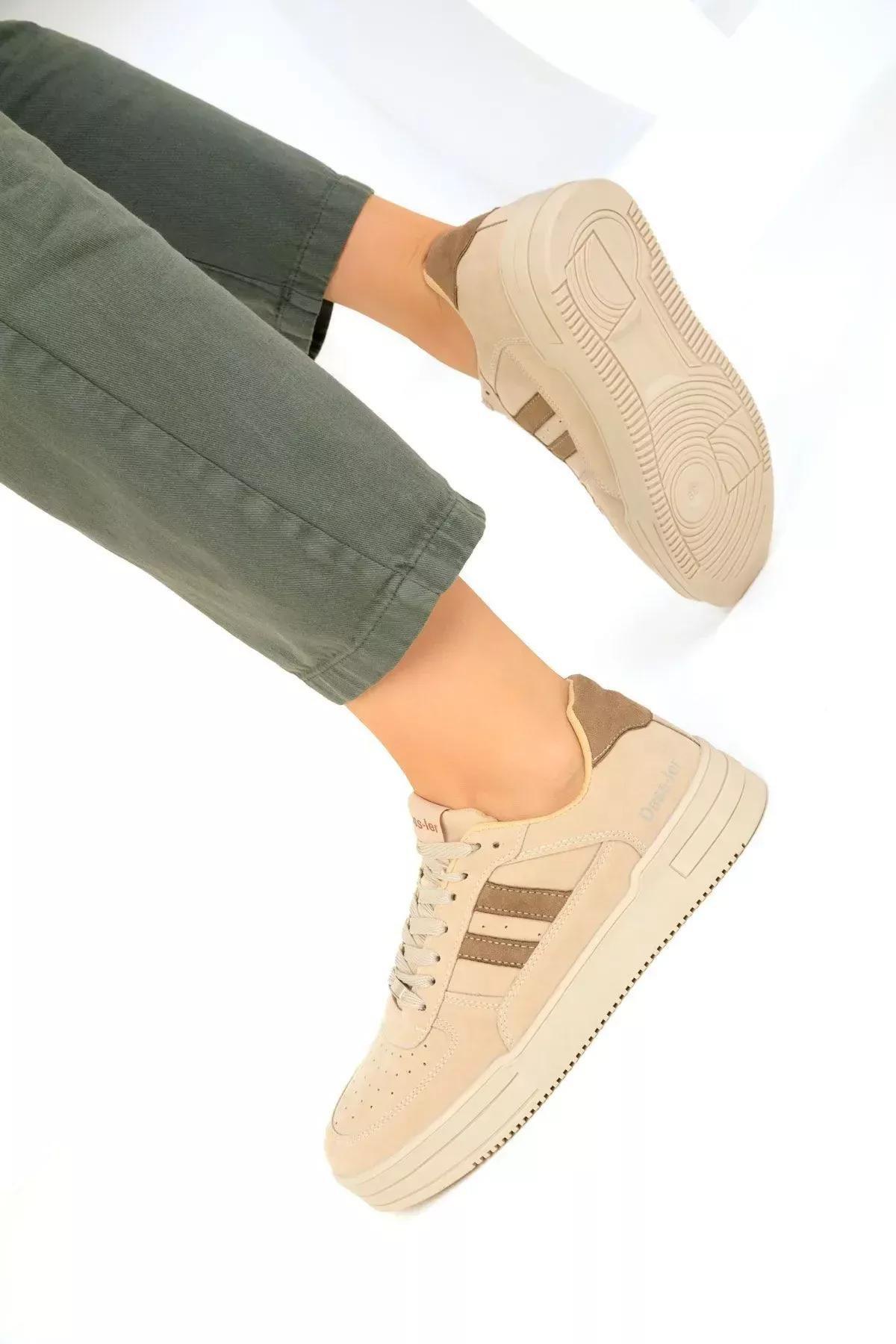 Beige Unisex Sneaker, , large image number 3