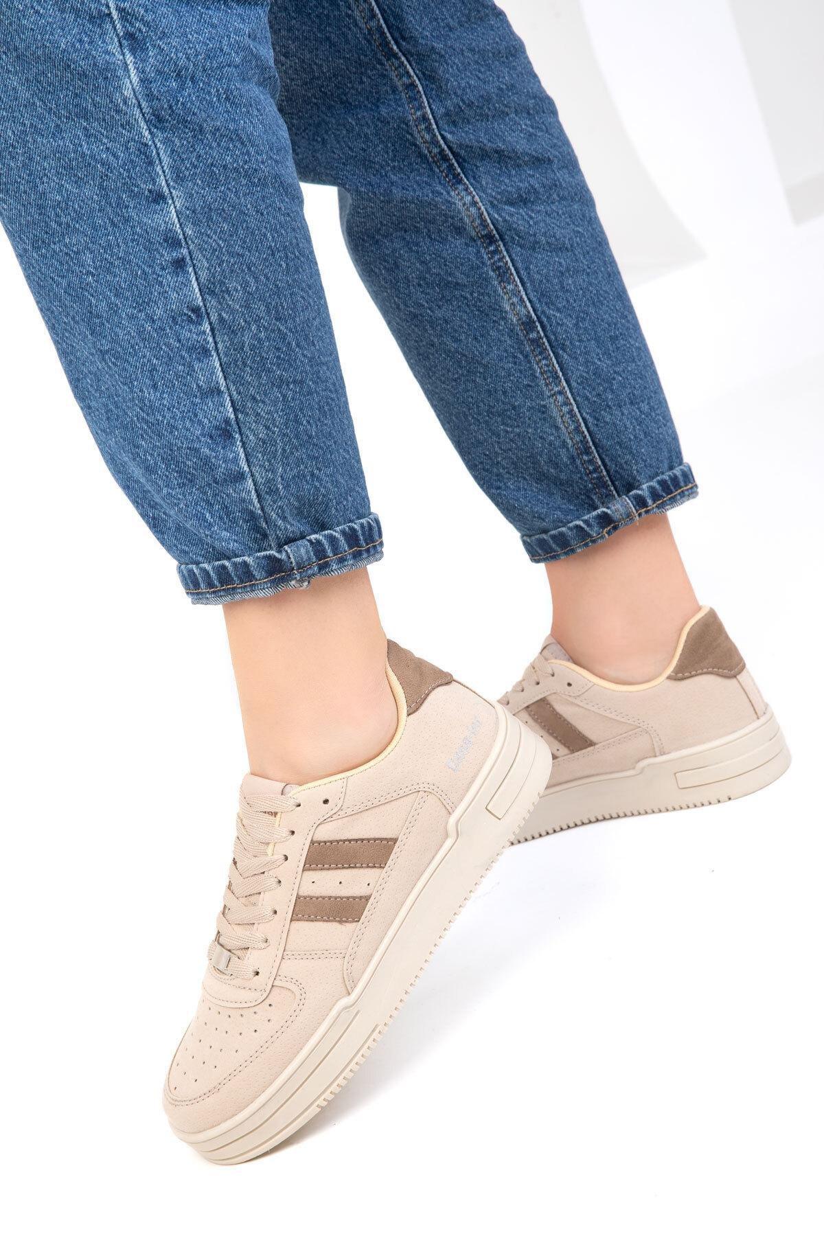 Beige Unisex Sneaker, , large image number 4