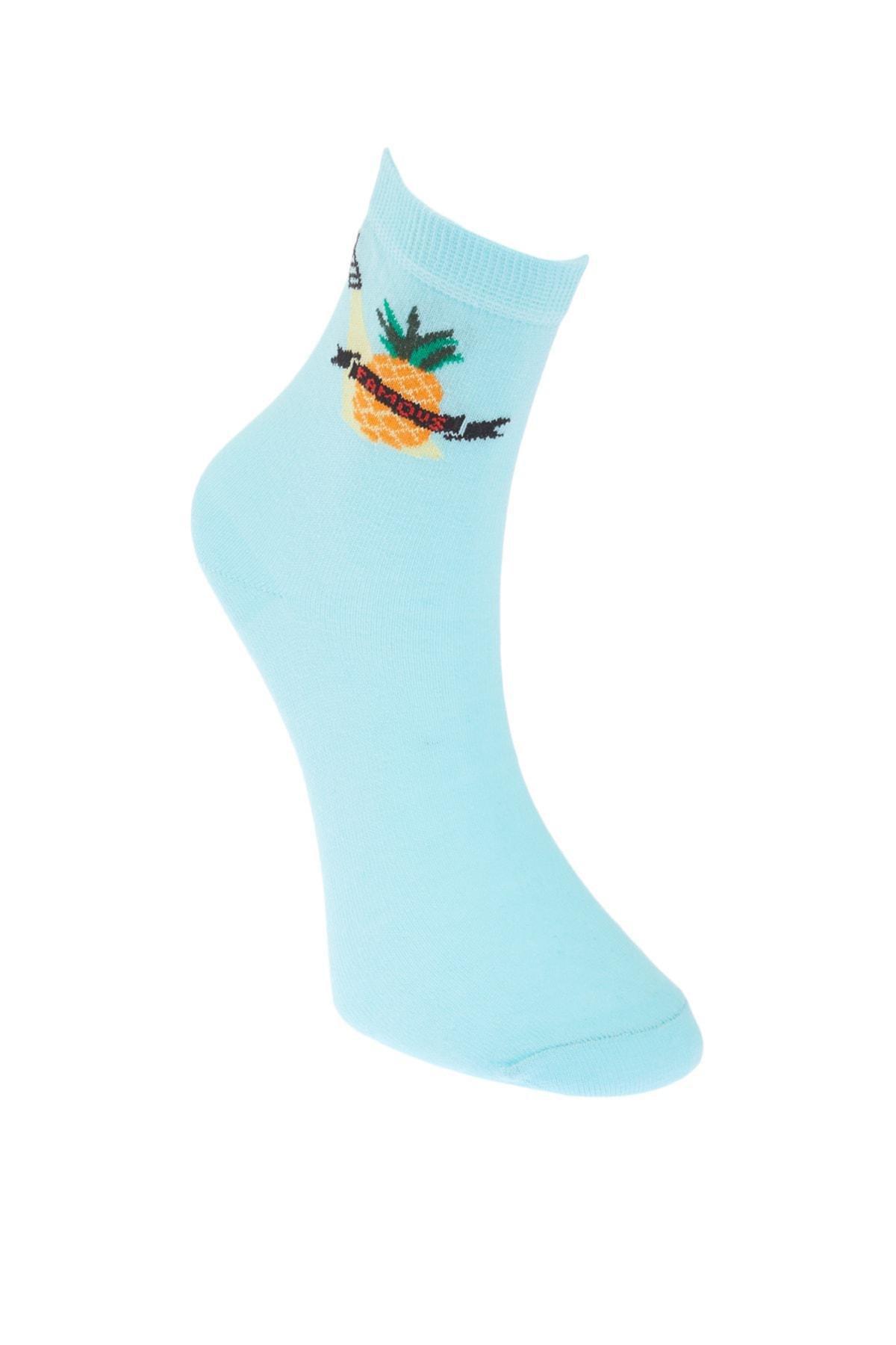 Pink Printed Socks, Set Of 3, , large image number 2