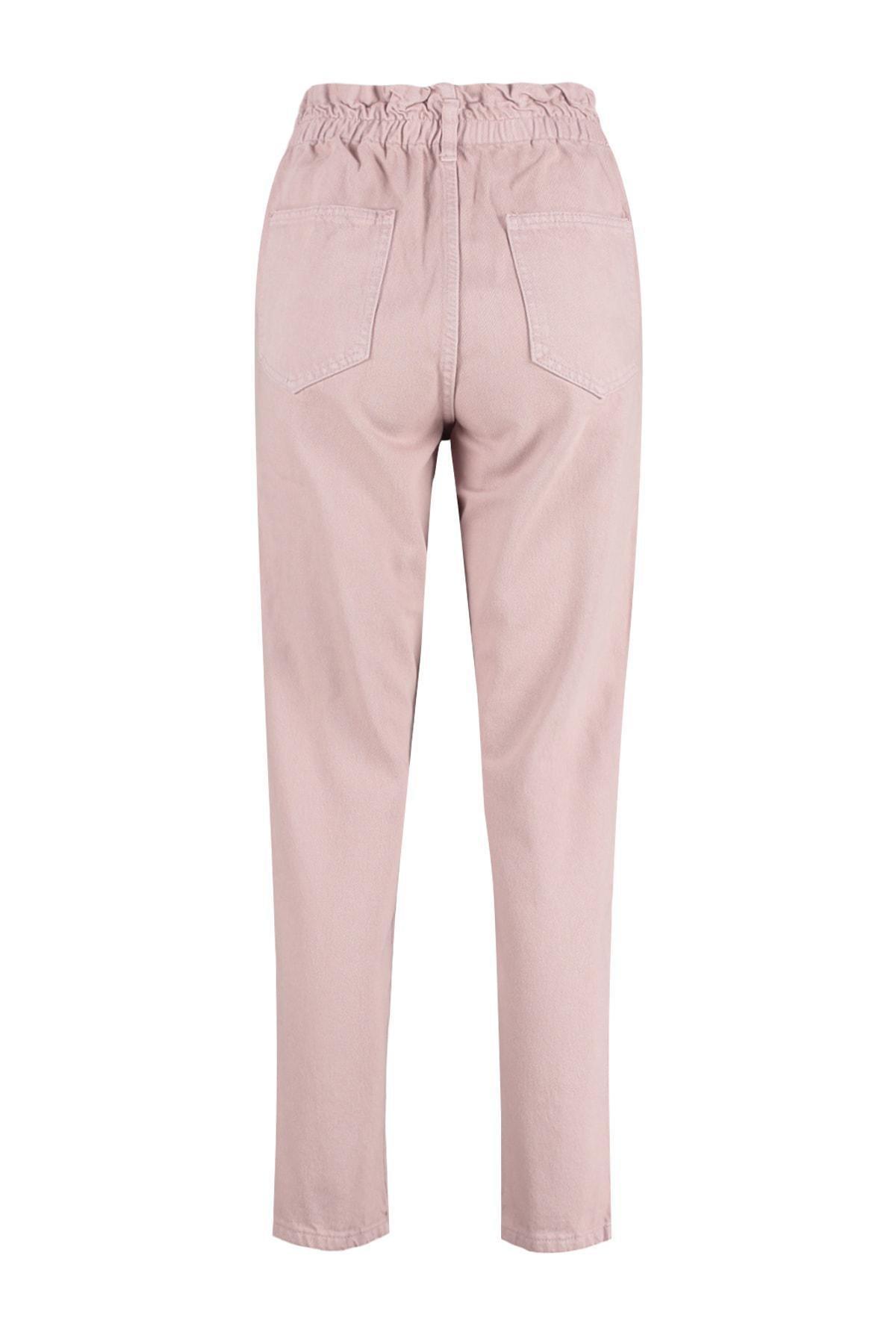 Trendyol - Pink Denim Straight Jeans