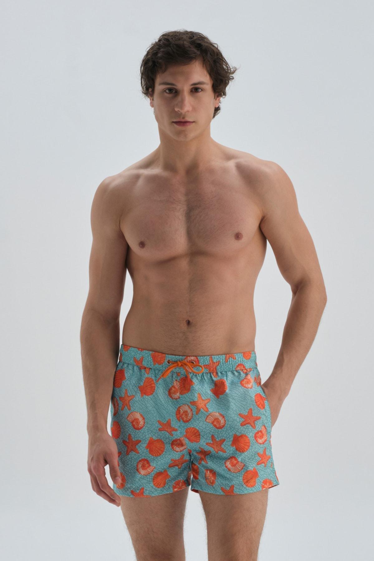 Dagi - Multicolour Printed Micro Swimming Shorts