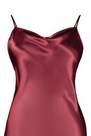 Trendyol - Burgundy Basic Plus Size Nightgown, Set Of 2
