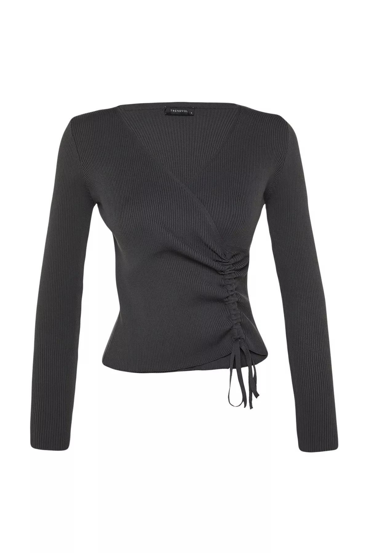 Grey Regular Sweater, , large image number 5