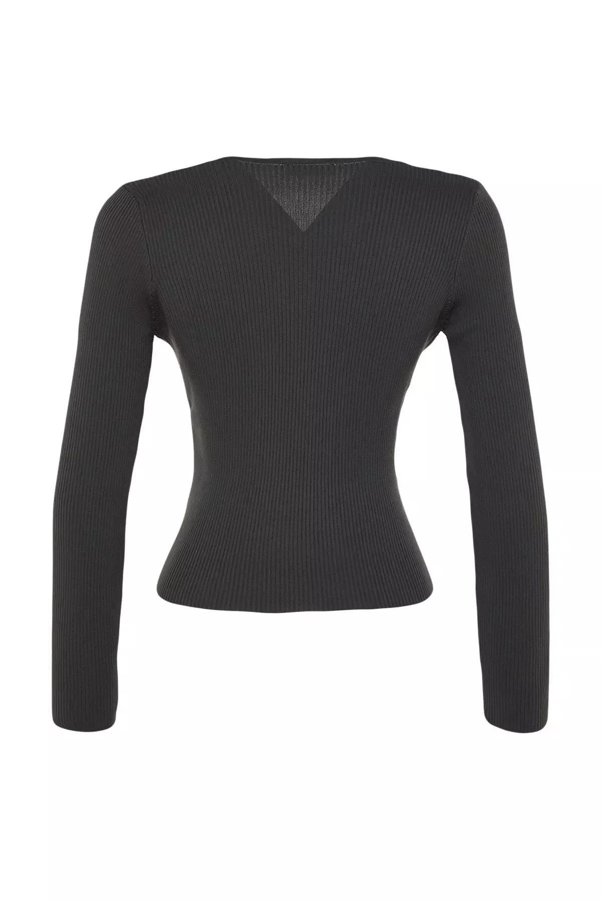 Grey Regular Sweater, , large image number 6