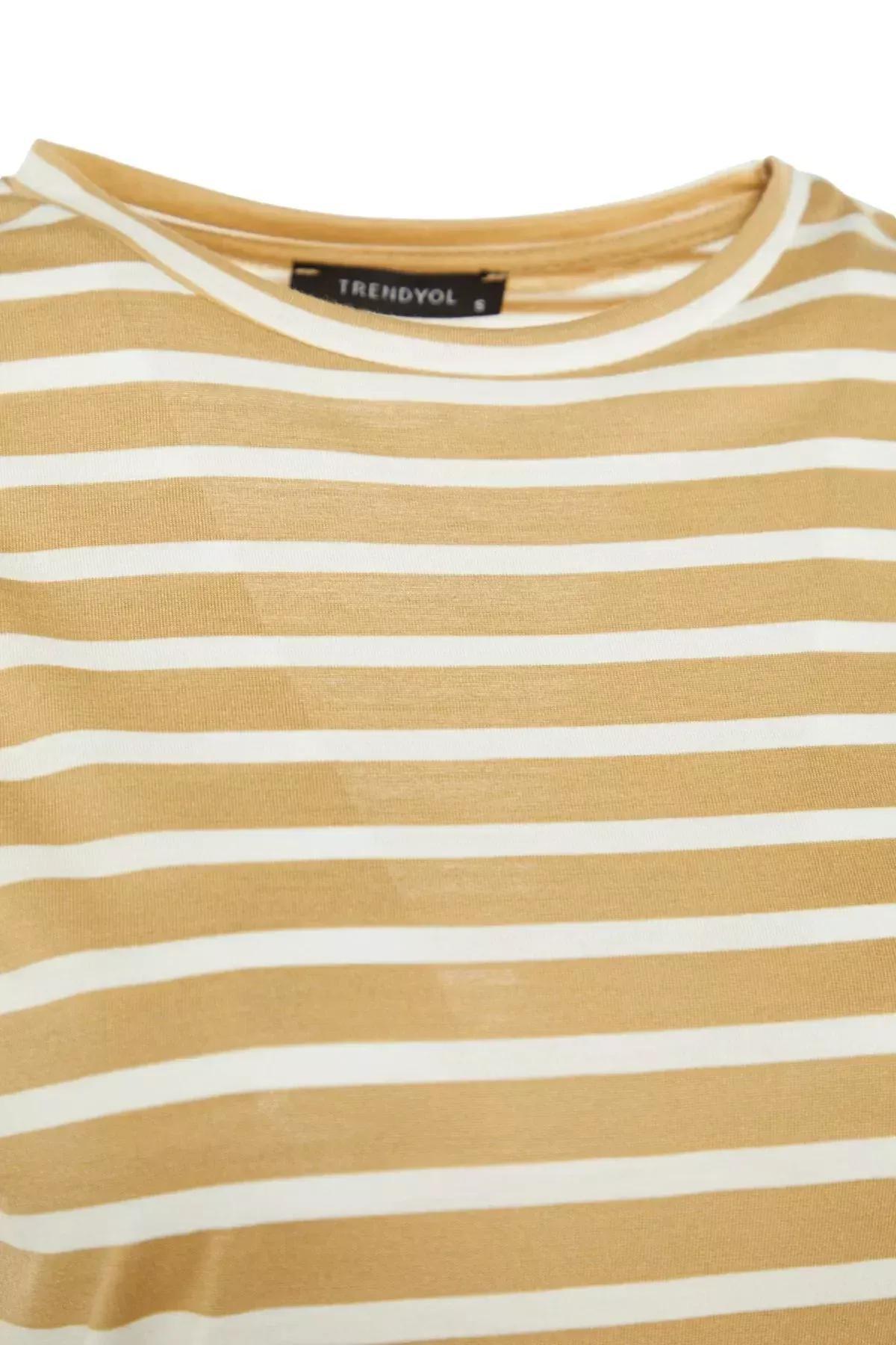 تيشيرت مخطط، بيج, Beige, large image number 5