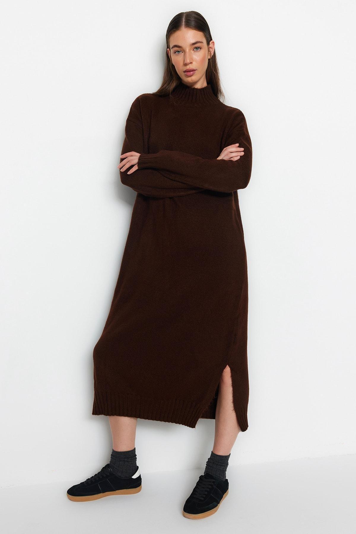 Brown Shift Dress, , large image number 0