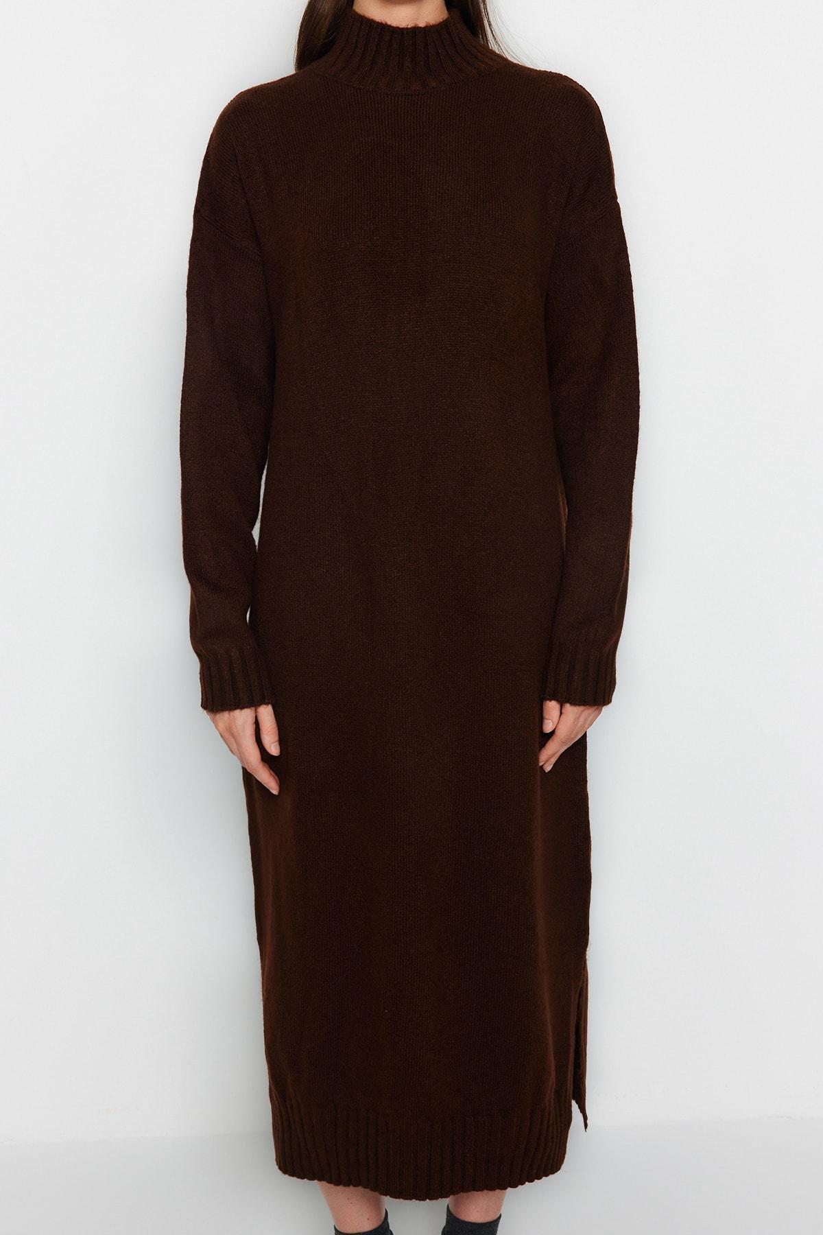 Brown Shift Dress, , large image number 3