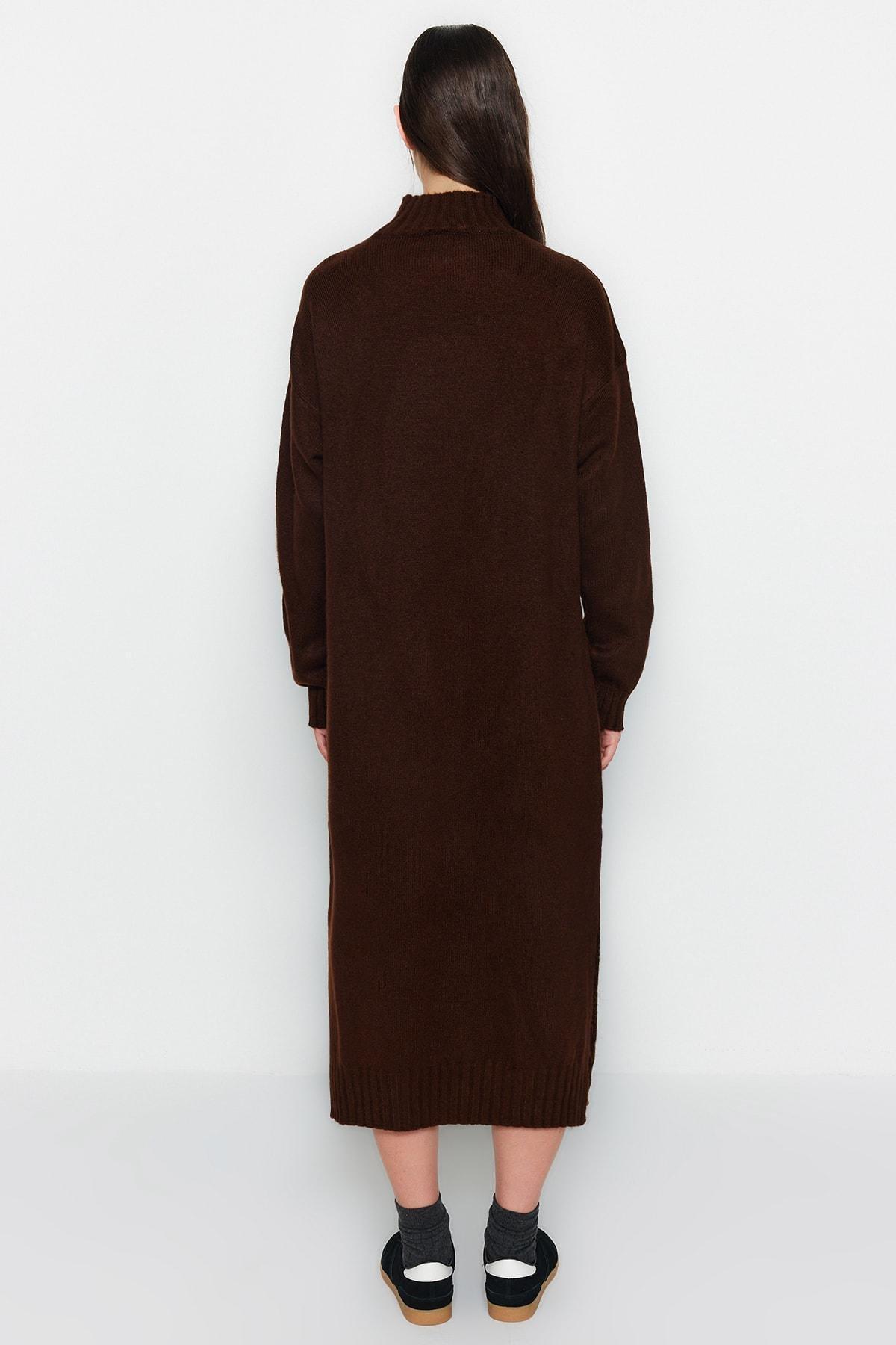 Brown Shift Dress, , large image number 4