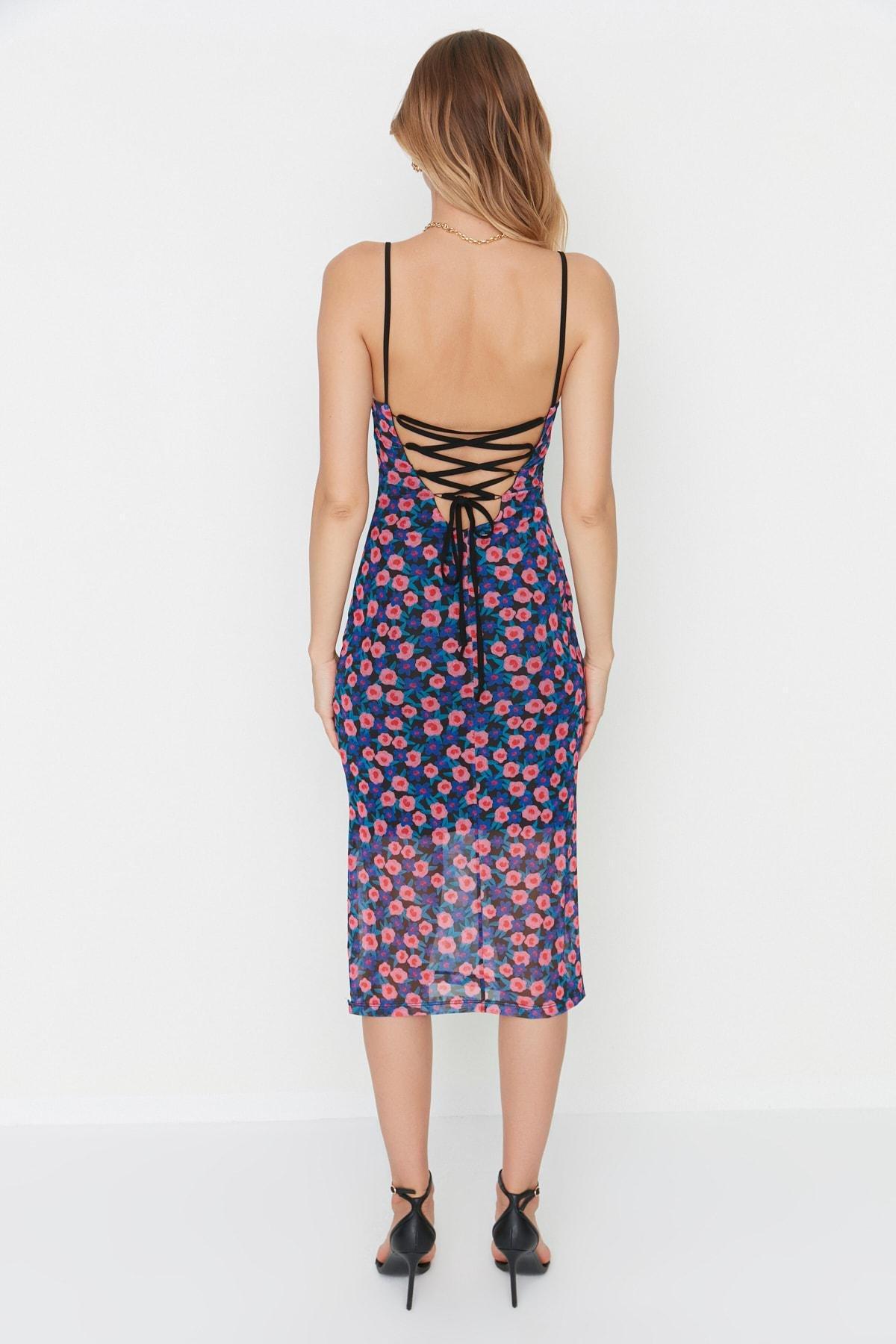Purple Fitted Bodycon Dress, , large image number 4
