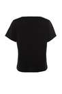 Trendyol - Black Crew Neck Plus Size T-Shirt