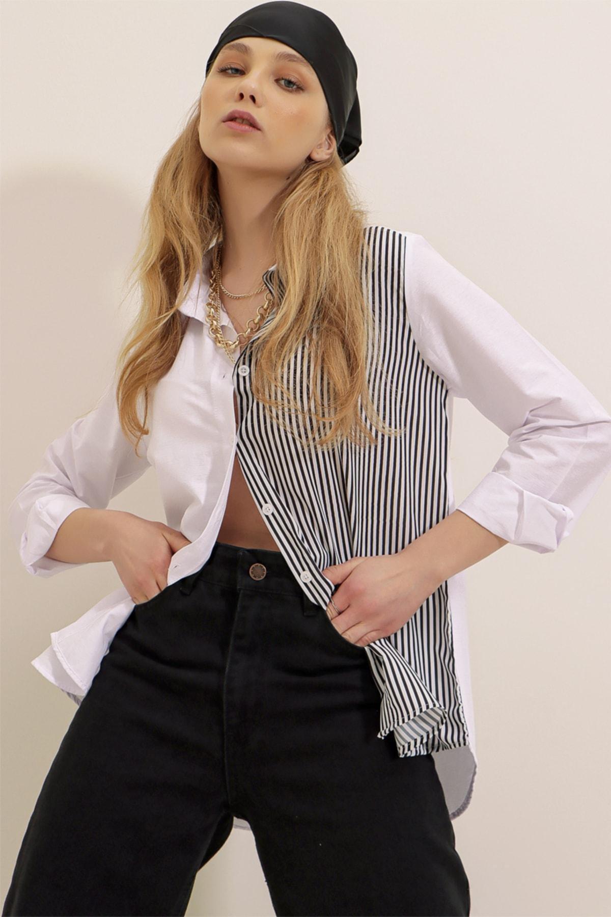 Black Striped Shirt, , large image number 0