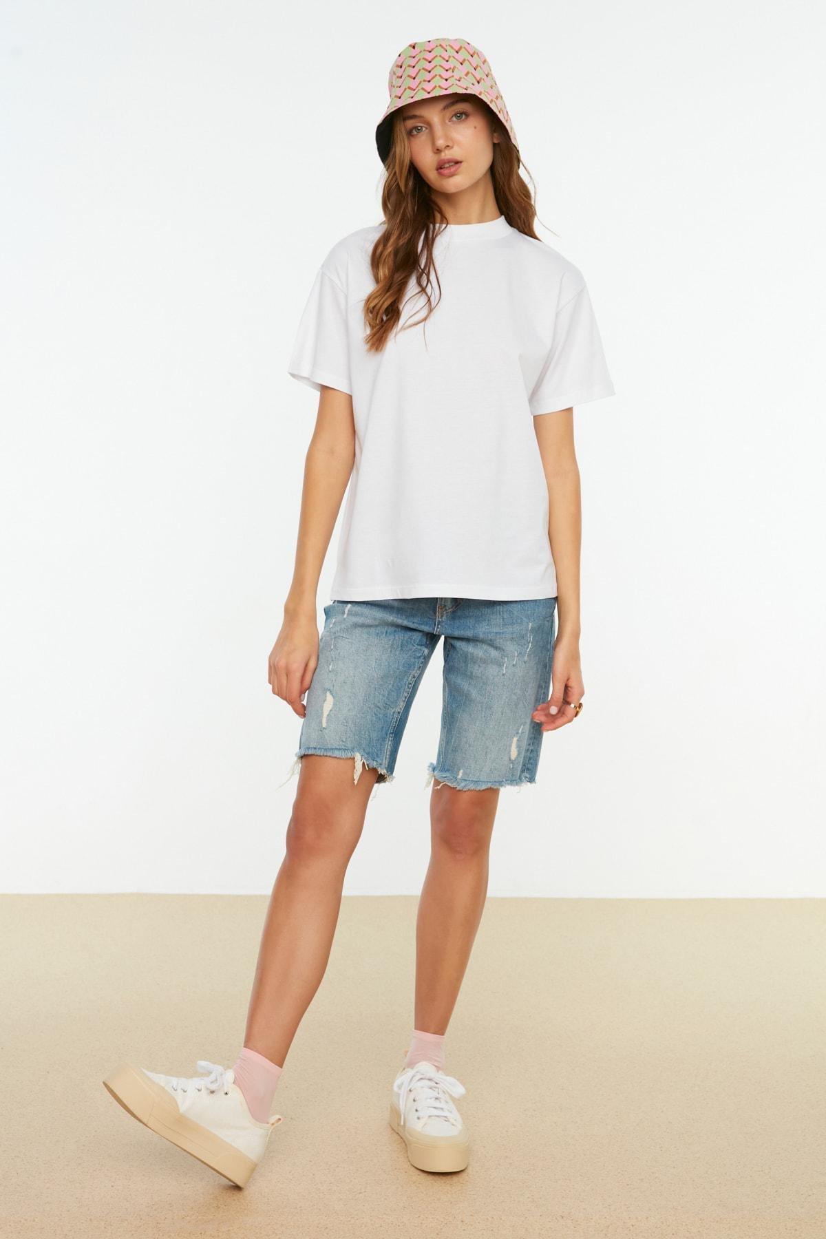 White Regular T-Shirt, , large image number 2
