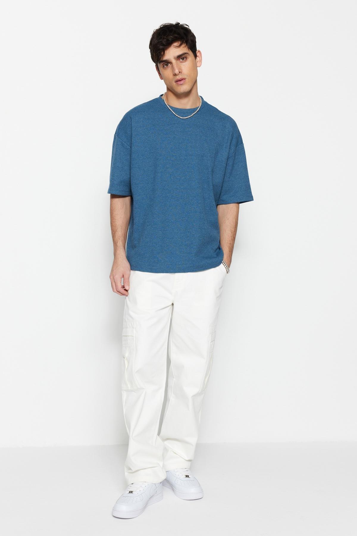 Blue Oversize T-Shirt, , medium