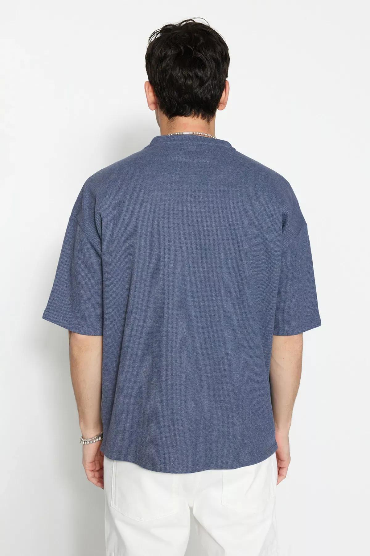 Blue Oversize T-Shirt, , large image number 3