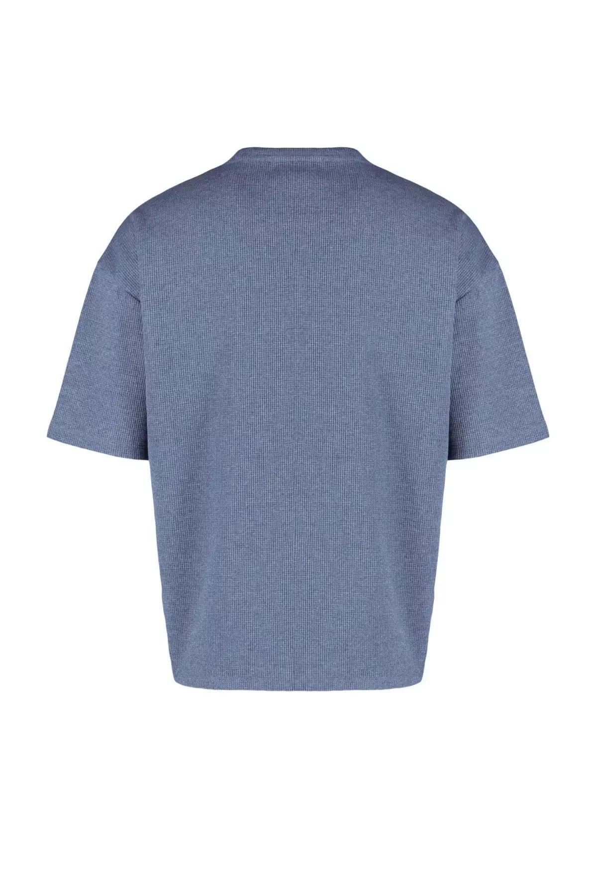 Blue Oversize T-Shirt, , large image number 9