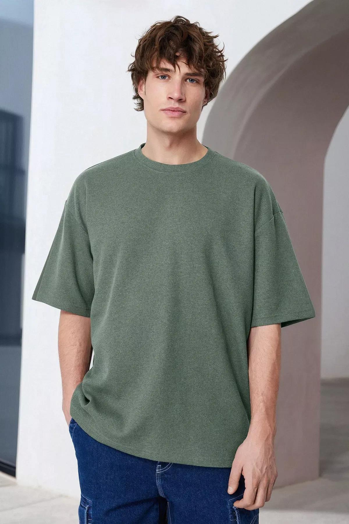 Green Oversize T-Shirt, , large image number 0