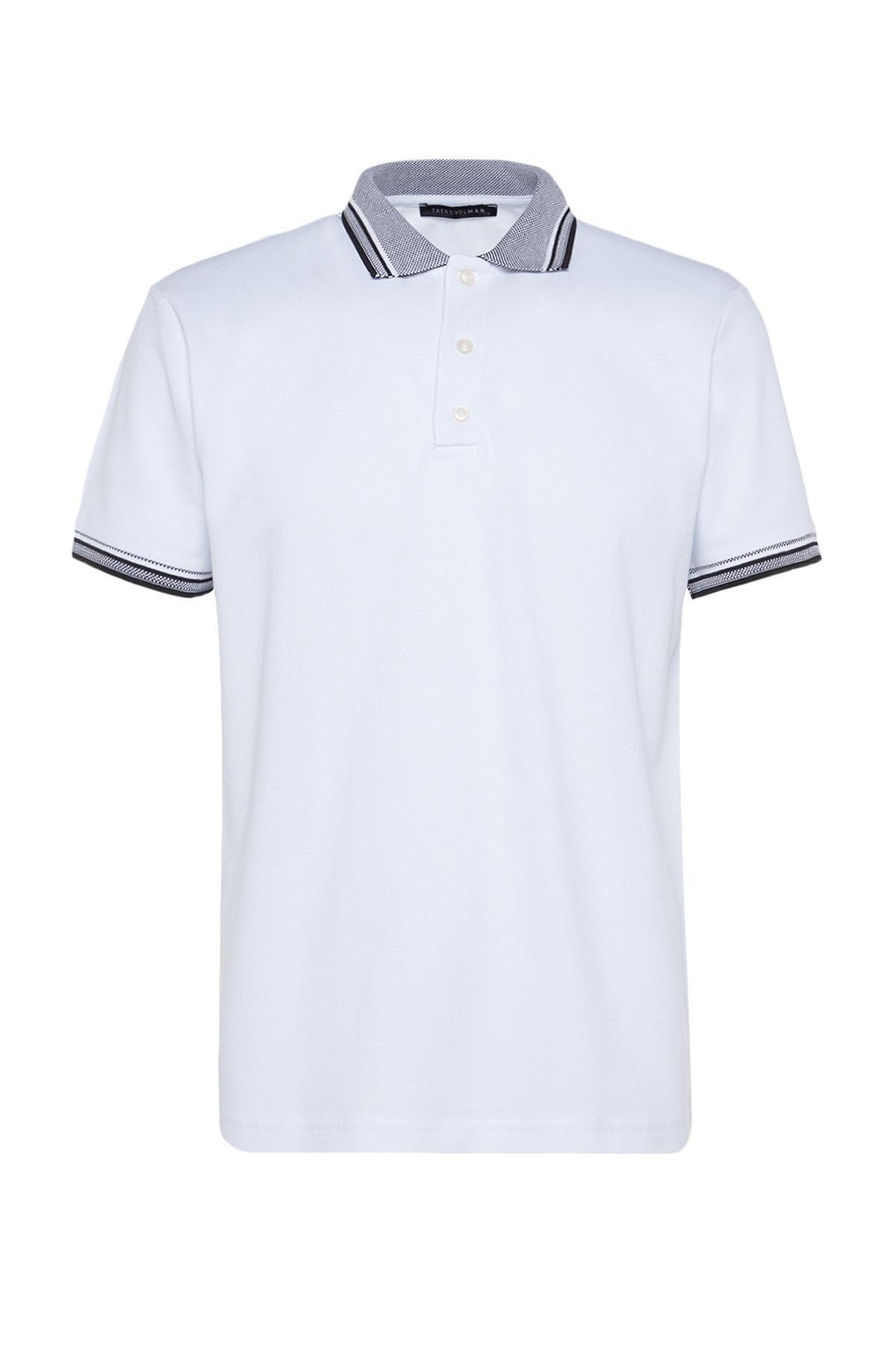 White Polo T-Shirt, , large image number 6