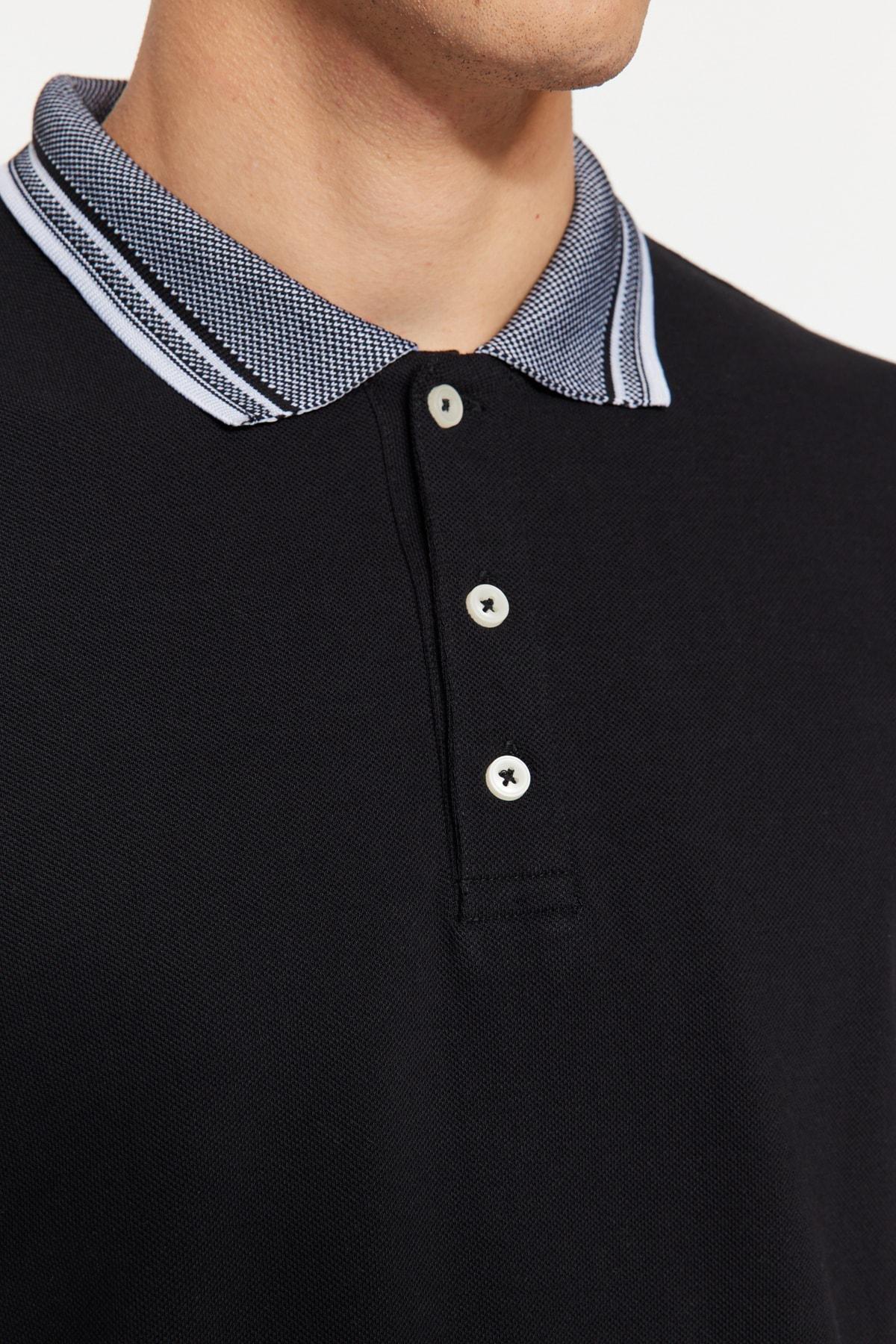 Black Polo T-Shirt, , large image number 2