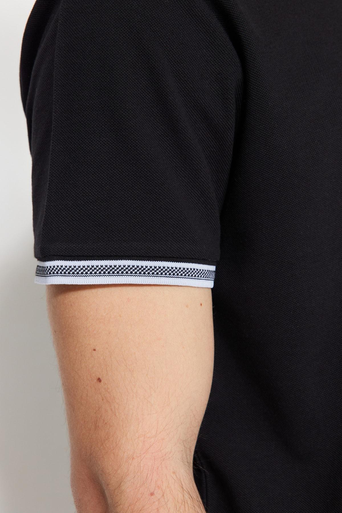 Black Polo T-Shirt, , large image number 3