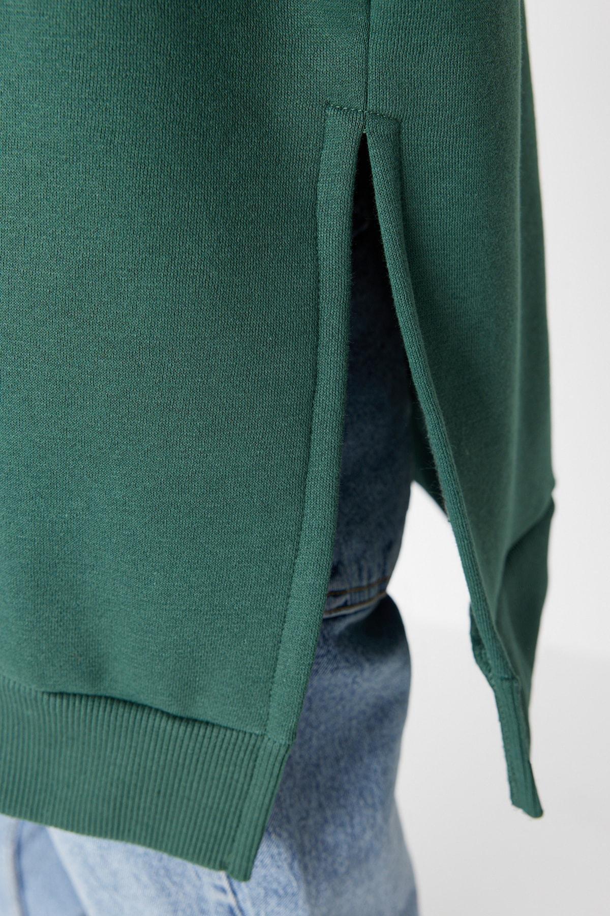Green Oversize Sweatshirt, , large image number 3