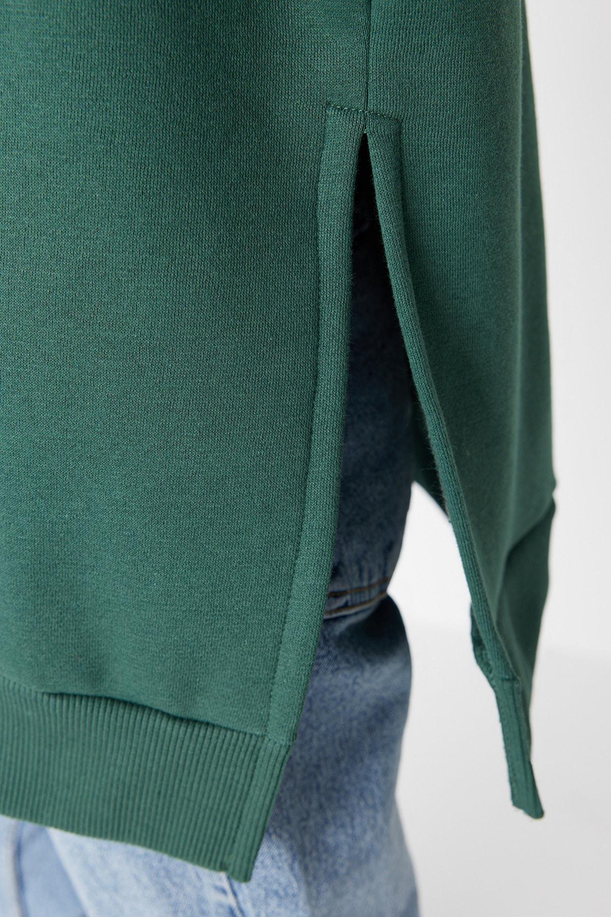 Trendyol - Green Oversize Sweatshirt