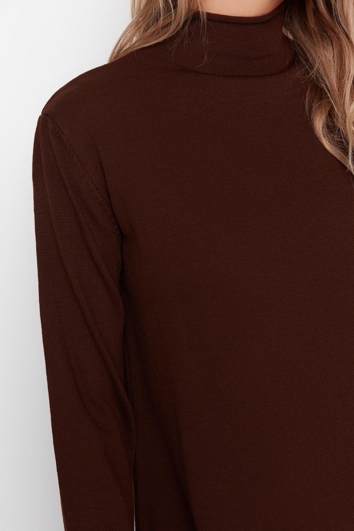 Brown Basic Maxi Dress, , large image number 5