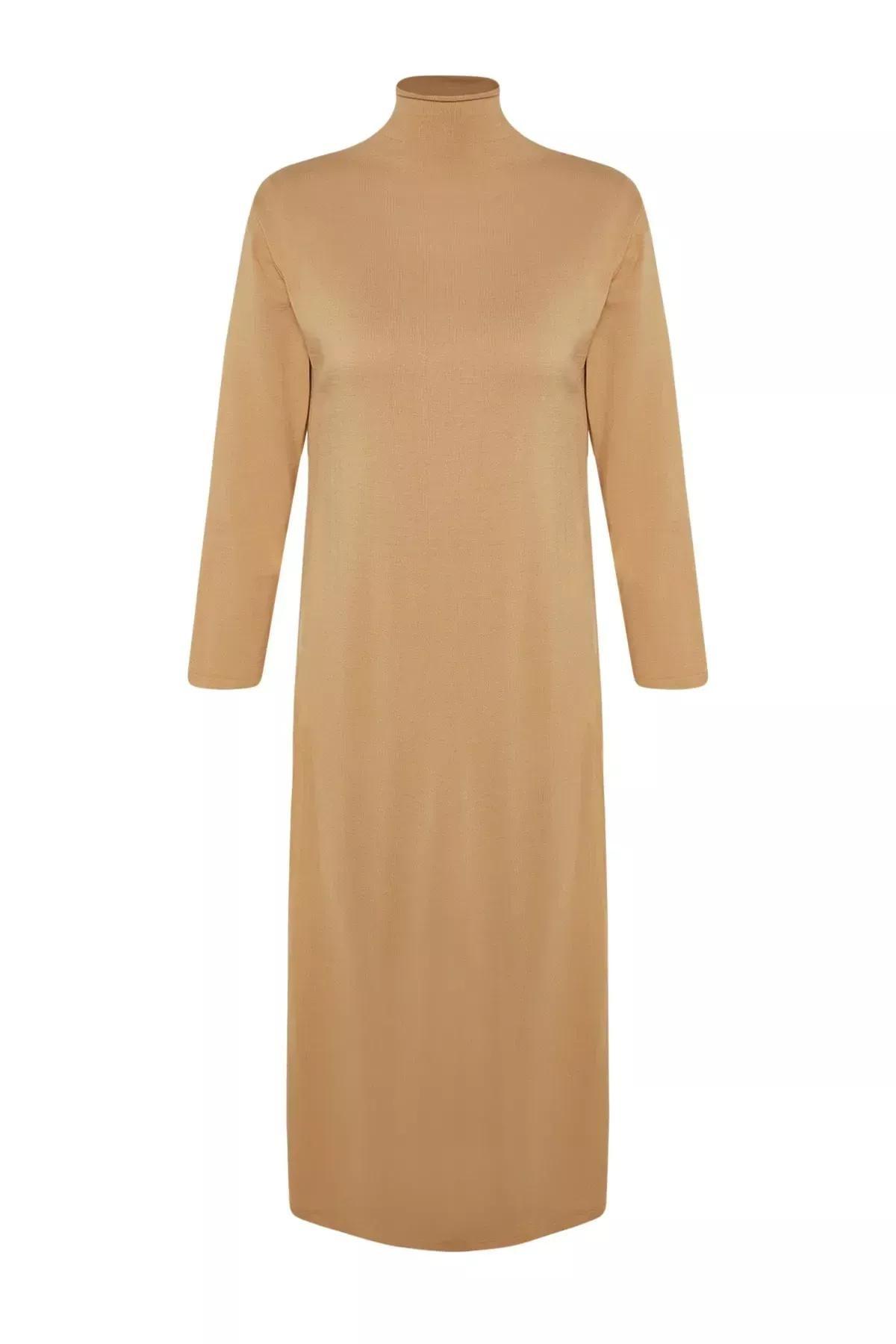 Brown Basic Maxi Dress, , large image number 5