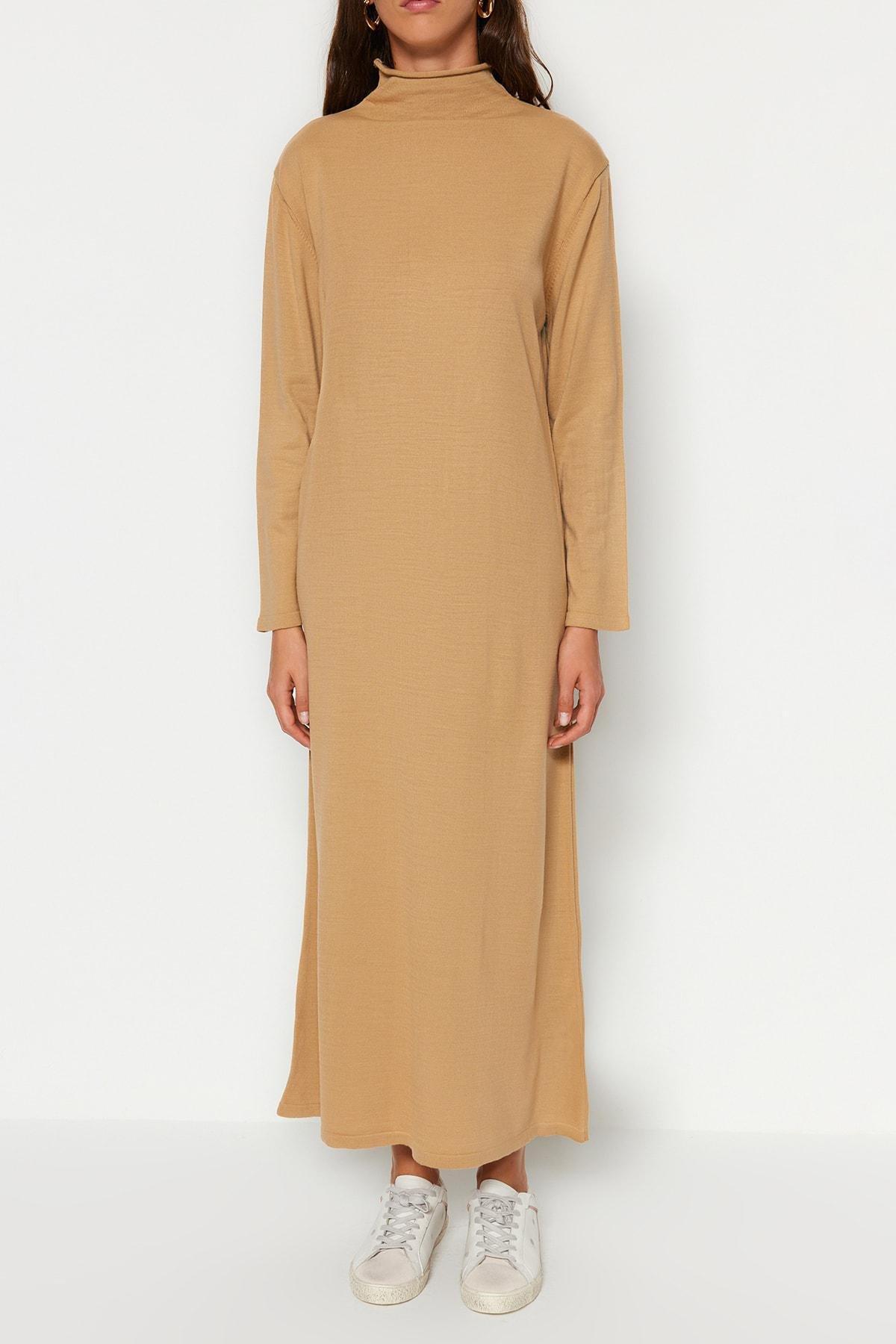 Brown Basic Maxi Dress, , large image number 6