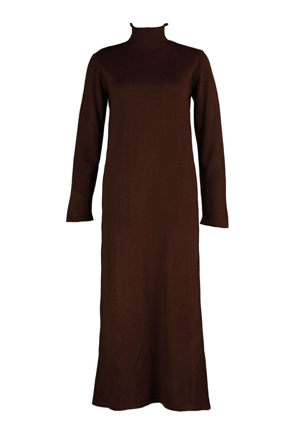 Brown Basic Maxi Dress, , large image number 11