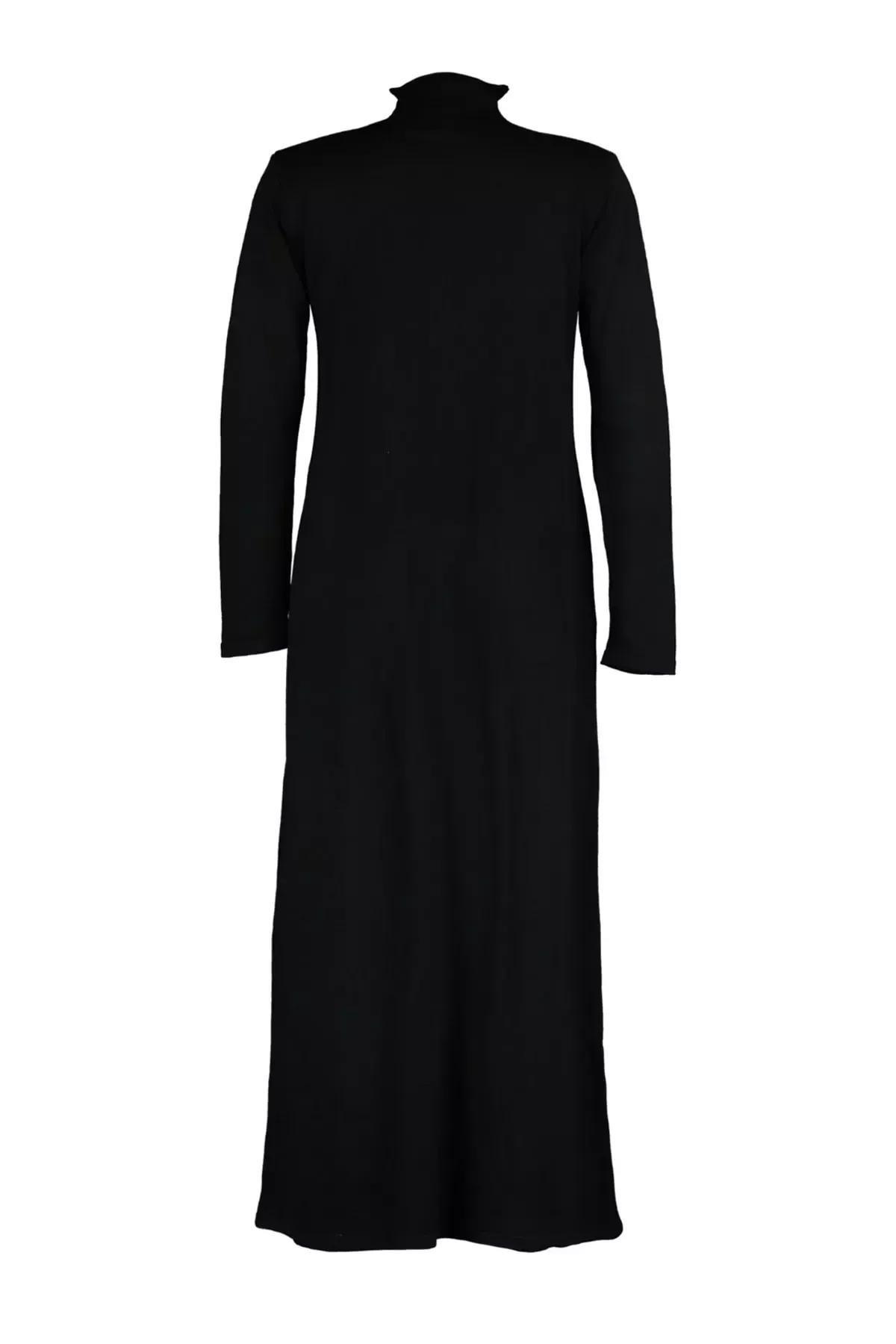 Black Basic Dress, Black, large image number 4