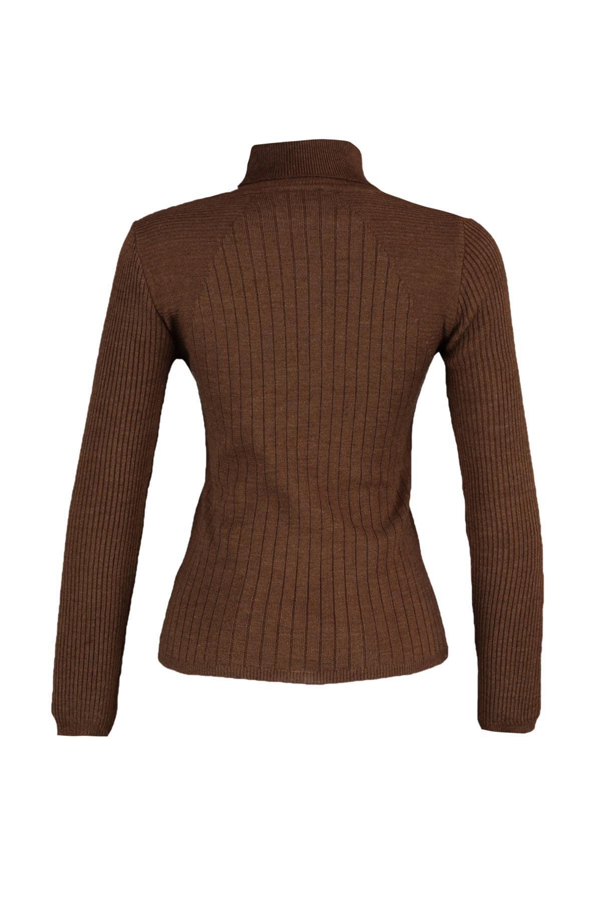 Trendyol - Brown Knitted Sweater