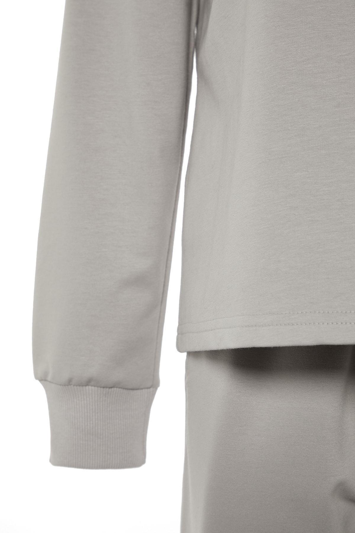 Grey Knitted Tracksuit Set, Set Of 2, , large image number 11