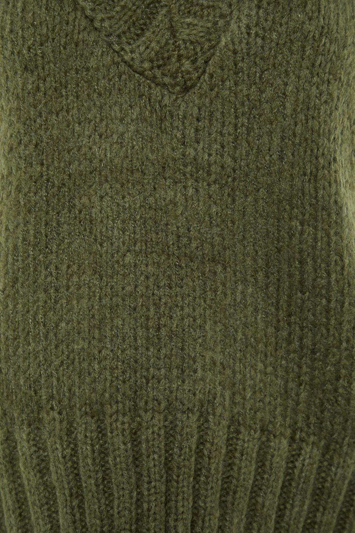 Trendyol - Khaki Knitted Sweater