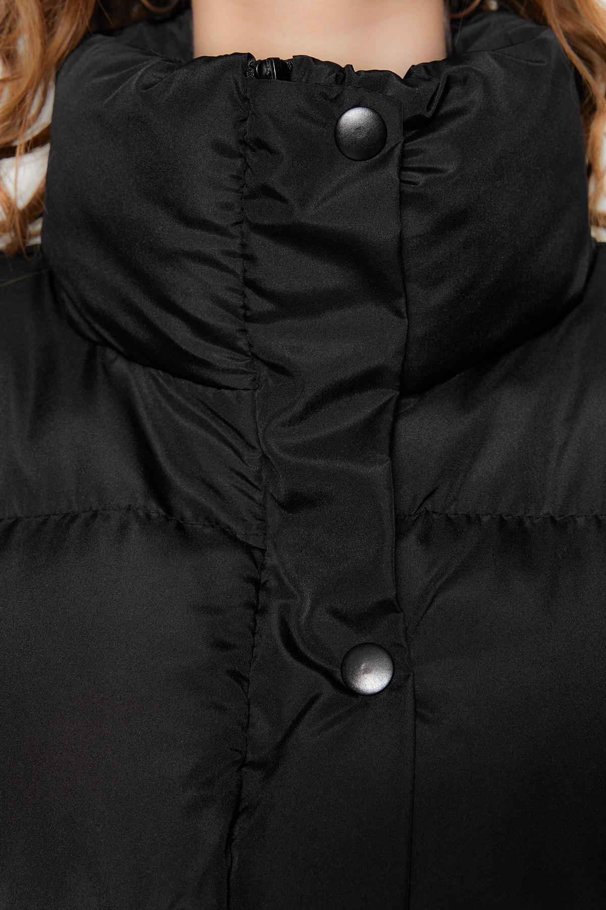 Trendyol - Black Plain Puffer Vest
