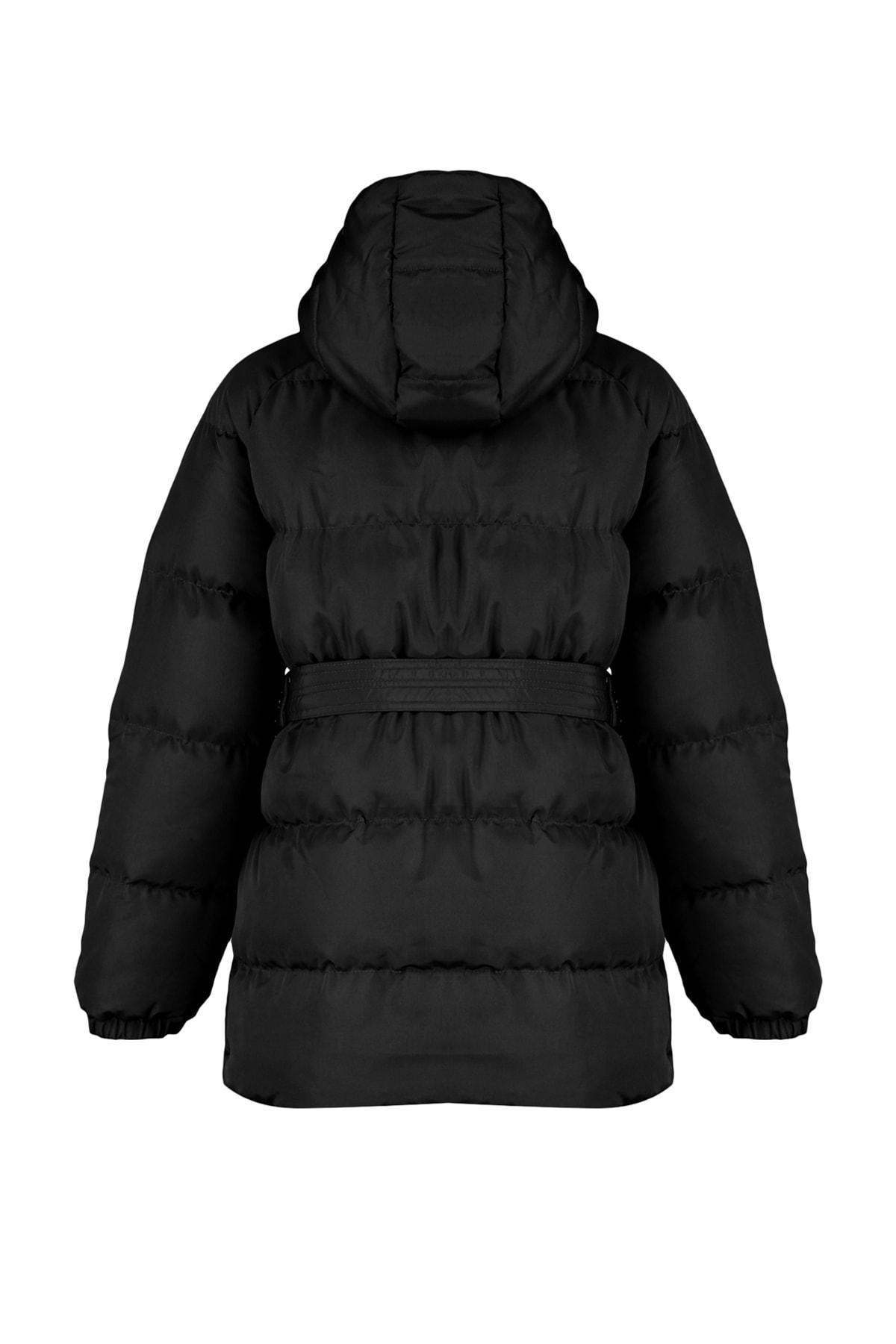 Trendyol - Black Puffer Breasted Jacket