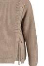 Trendyol - Beige Crew Neck Plus Size Sweater