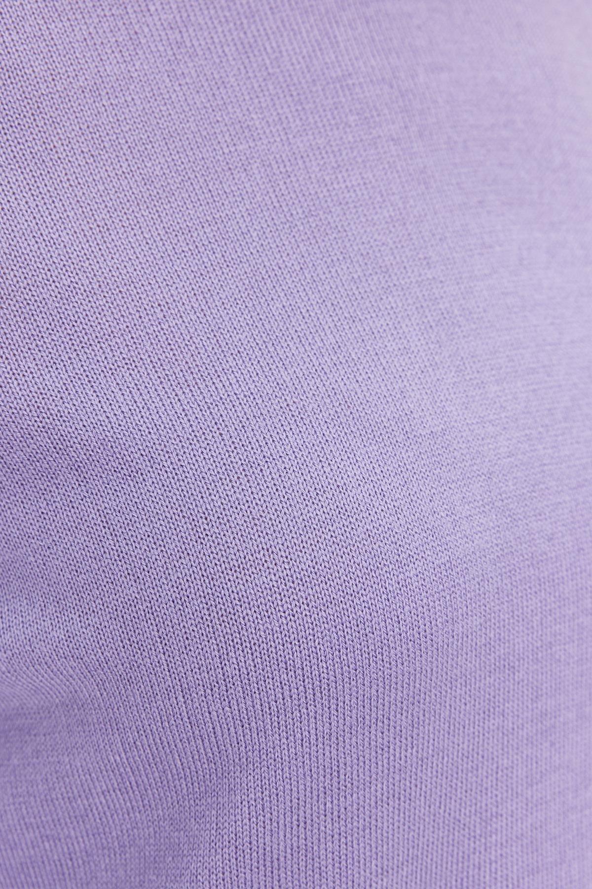 Purple Spanish Sleeve Knitted Sweater, , large image number 3