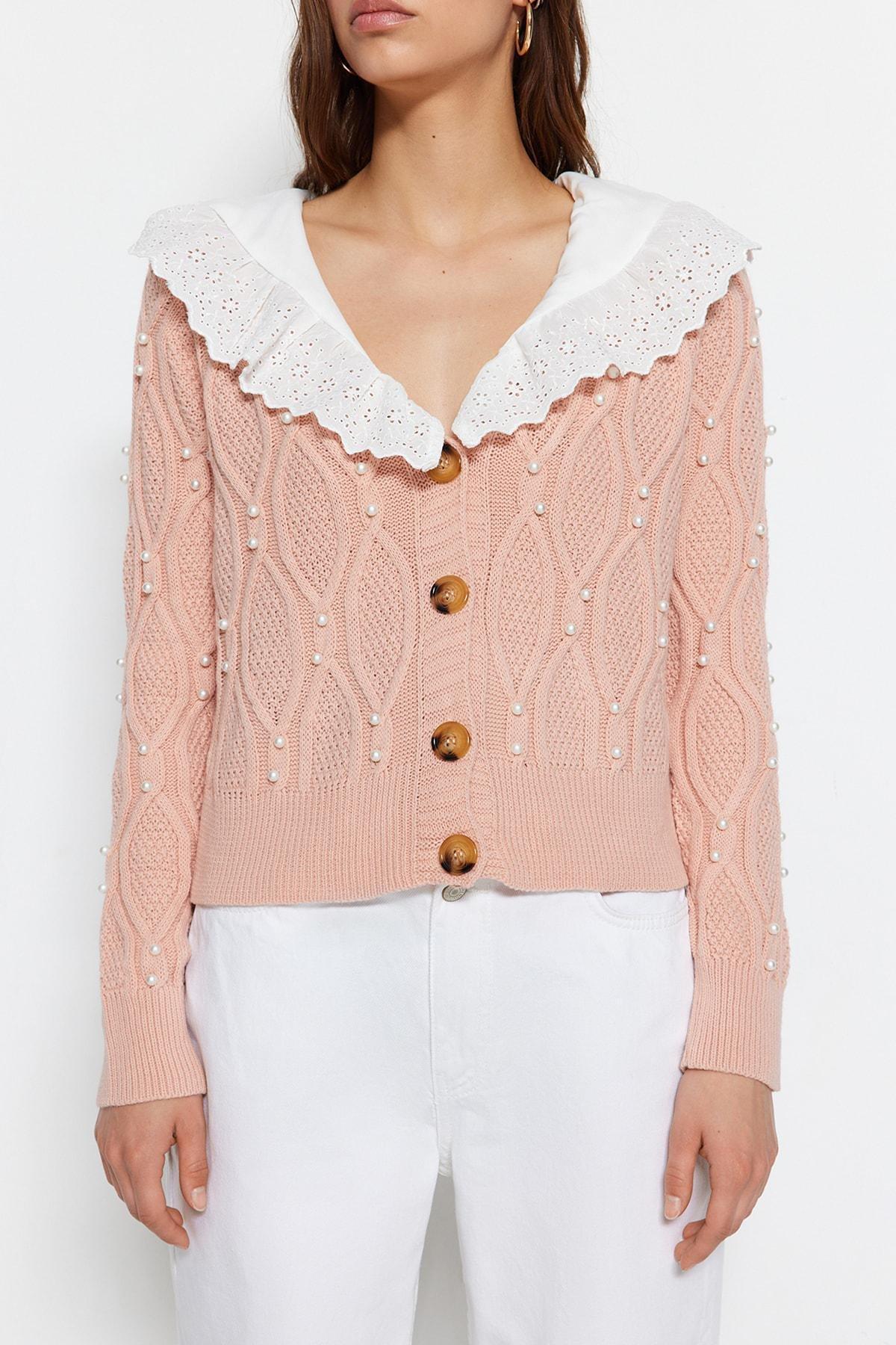 Pink Regular Cardigan, , large image number 2